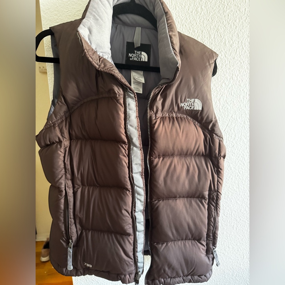 The North Face Brown Puffer Vest